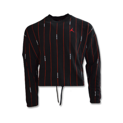 Air Jordan Essential Fleece Top Wmns Black/Varsity Red - DJ2623-010