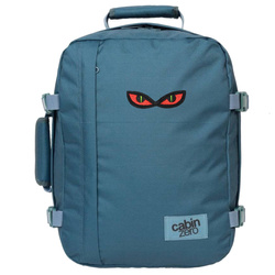 CabinZero Classic 2w1 28L Backpack black + Custom Red eyes