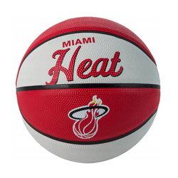 Mini piłka do koszykówki Wilson NBA Miami Heat - WTB3200XBMIA