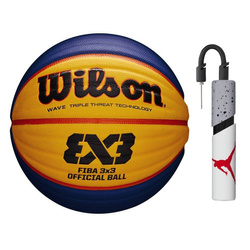 Set to Basketball Wilson FIBA 3x3 Streetball Basketball + Air Jordan Ball Pump