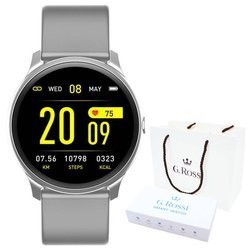 Smartwatch G. Rossi SMS FB SW010-9 silver/gray