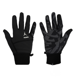 Winter black gloves unisex Air Jordan Paris Hyperstorm Fleece PSG - J.100.8717.091