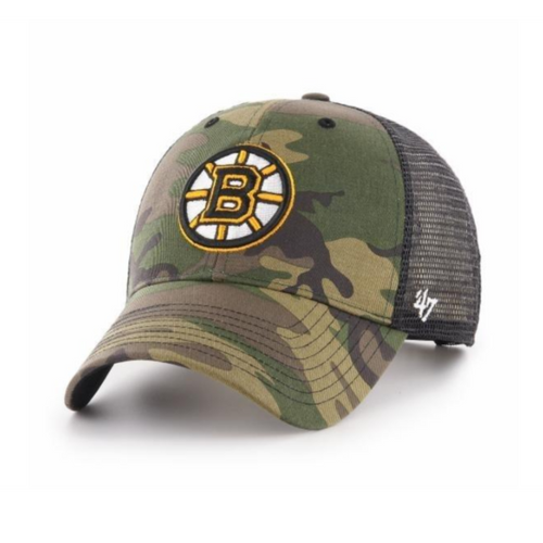 47 Brand NHL Boston Bruins Trucker Cap - H-CBRAN01GWP-CM