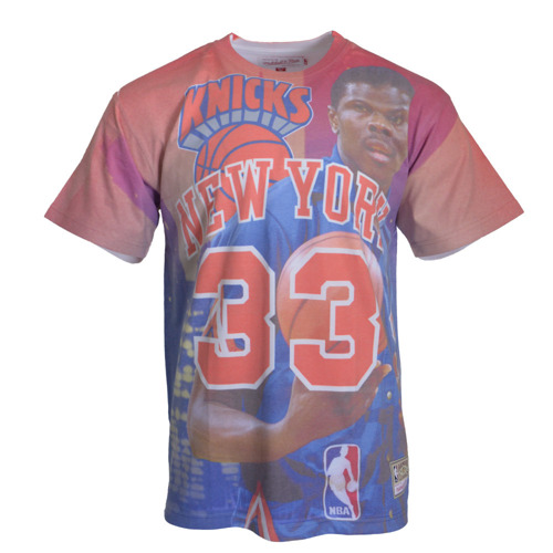 City Pride M&N Tee New York Knicks Patrick Ewing T-shirt - BMTRKT18007-NYKROYAPEW