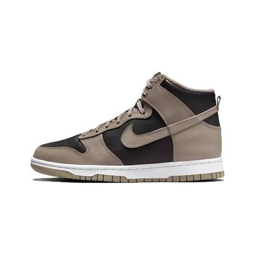 Dámské podzimní boty Nike Dunk High Moon Fossil Šedé (W) - DD1869-002