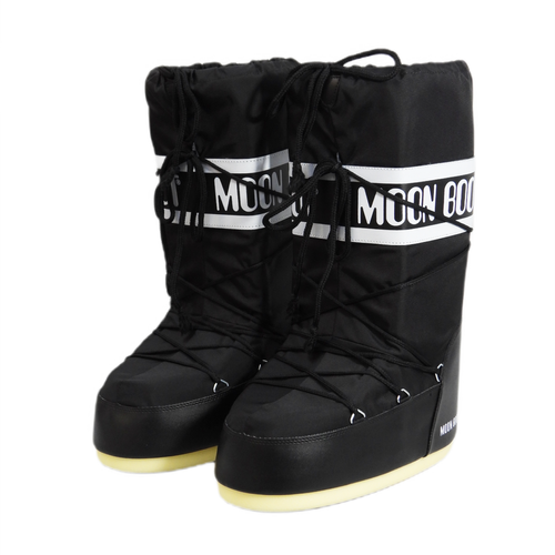 Moon Boot MB Icon Nylon Black Boots - 80D1400440-N001