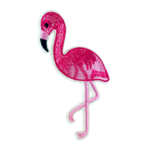 Nášivka na oblečení Flamingo plameňák