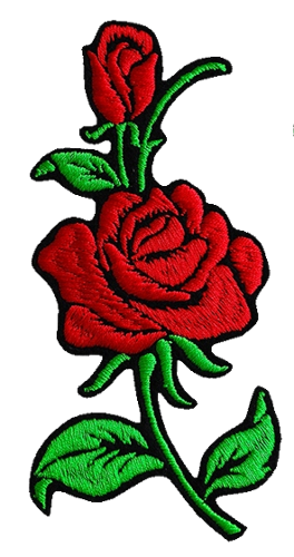Nášivka na oblečení Rose Růže