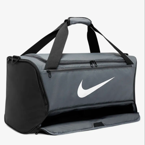 Nike Brasilia 9.5 Training Duffel Grey Bag - DH7710-068