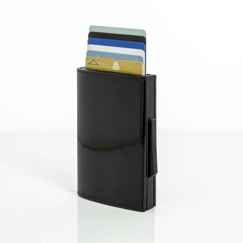 Ogon Designs Cascade Wallet Glossy Black RFID protect