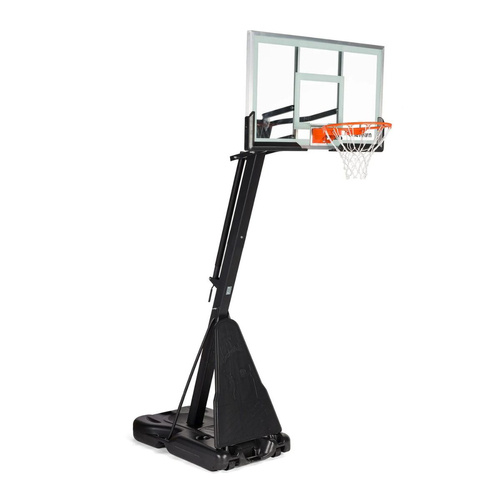 Set to Basketball Portable Stand OneTeam + Air Jordan Legacy 2.0 Deflated 8P Ball