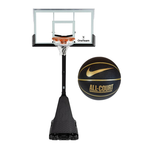 Set to Basketball Portable Stand OneTeam + Nike All Court 8P Ball