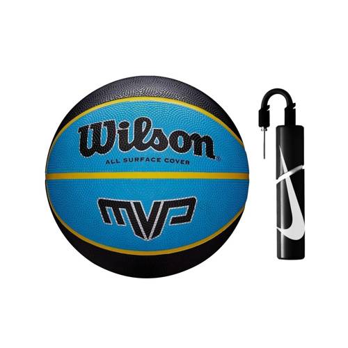 Set to Basketball Wilson MVP Outdoor Ball + Nike Essential 2.0 Ball Pump