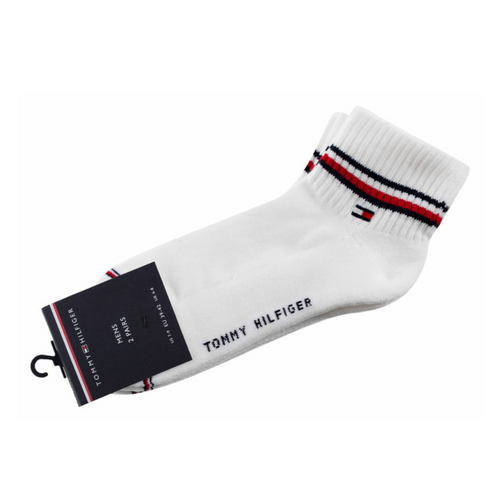 Tommy Hilfiger Men Iconic Quarter Socks 3-pack White - 100001094-300