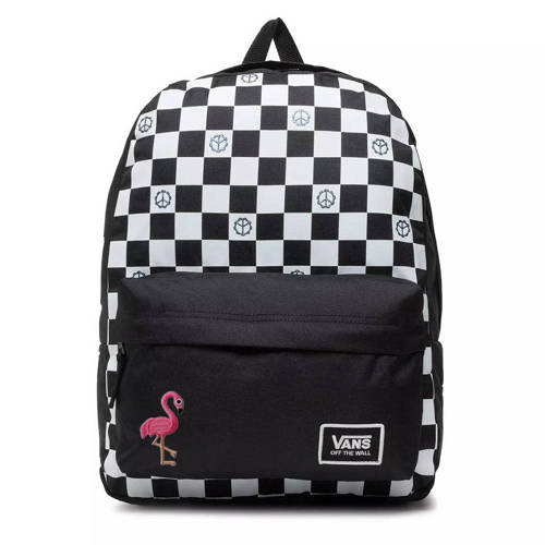 VANS Glitter Check Backpack - VN0A48HGXZG Custom Flamingo