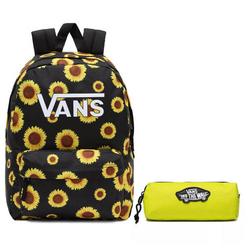 Vans Girls Realm Backpack Batoh maize - VN0A4ULTMAZ1 + Pencil Pouch