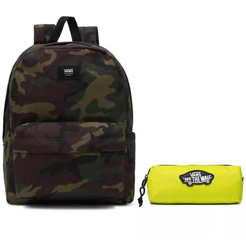 Vans Old Skool Camo Backpack - VN0A5KHQ97I + Pencil Pouch