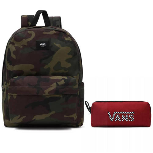 Vans Old Skool Camo Backpack - VN0A5KHQ97I + Pencil Pouch