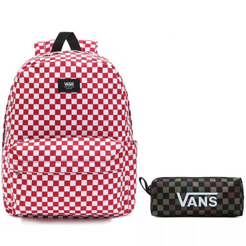 Vans Old Skool Check B Backpack - VN0A5KHRO84 + Pencil Pouch