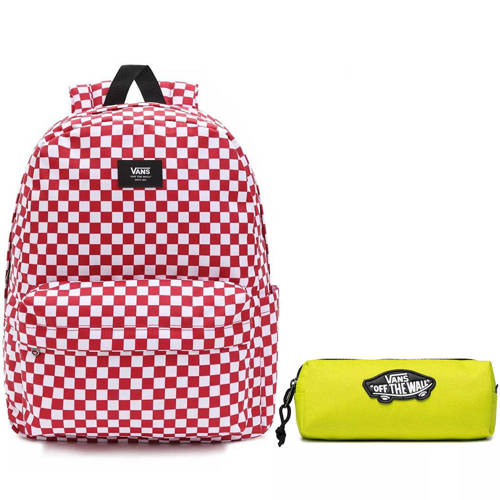 Vans Old Skool Check B Backpack - VN0A5KHRO84 + Pencil Pouch