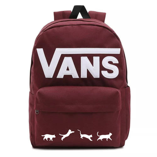 Vans Old Skool Drop V classic backpack - VN0A5KHPY28 custom cats