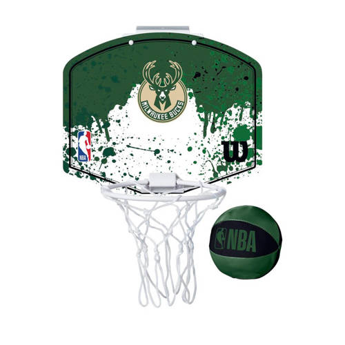 Wilson NBA Team Mini Hoop NBA Milwaukee Bucks - WTBA1302MIL