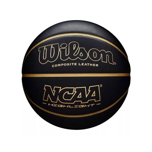 Wilson NCAA Highlight Gold Indoor / Outdoor Basketball - WTB067519XB07 + Pump