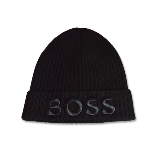 Winter beanie hat Hugo Boss Zaryan Black - 50478410-001