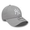 New Era 9FORTY MLB New York Yankees Essential Kids Grey Strapback - 10879075