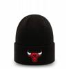 New Era NBA Chicago Bulls Essential Beanie Winter Hat Black - 12156075