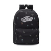 VANS Realm Black Flowers Backpack Black Rose Smok - VN0A3UI6BR81