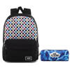 Vans Glitter Check Realm Batoh - VN0A48HGUX9 + Pencil Pouch