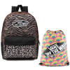 Vans Realm Backpack Animal Patterns + Benched Bag Batoh