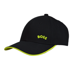 Hugo Boss Bold-Curved Baseball Black Cap - 50489477-001