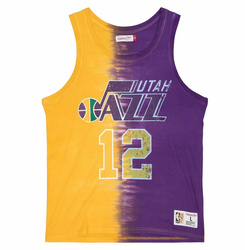 Mitchell & Ness NBA Utah Jazz John Stockton Tie Dye Cotton Tank