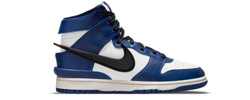 New Ambush x Nike Dunk High Deep Royal Blue Sneakers - CU7544-400