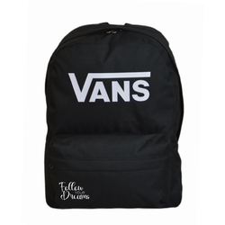 Vans Old Skool Print Backpack Black VN000H50BLK1 + Custom Follow Your Dreams