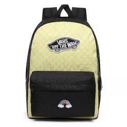 vans rainbow checkerboard backpack