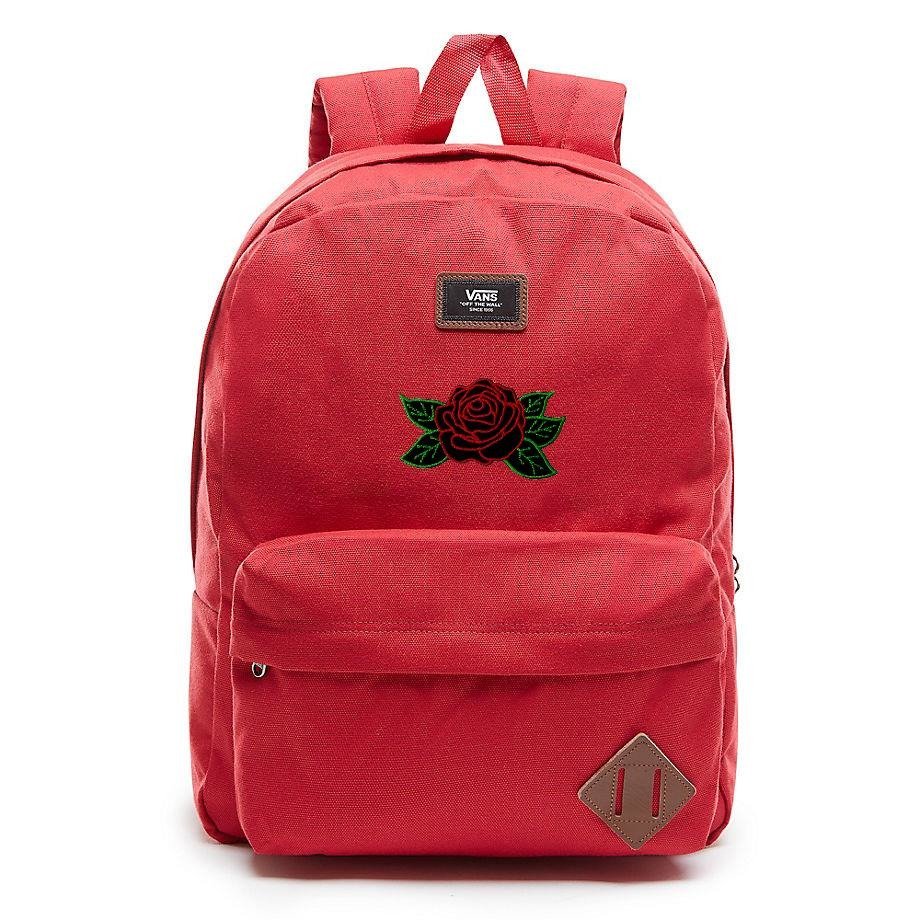 vans old skool ii backpack red