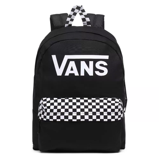 vans rose checkerboard backpack uk