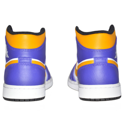 Air Jordan 1 MID Men's Shoes Los Angeles Lakers - DQ8426-517