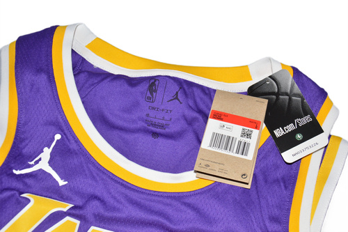 Air Jordan NBA LeBron James Los Angeles Lakers Jersey Men's Swingman - CV9481-513