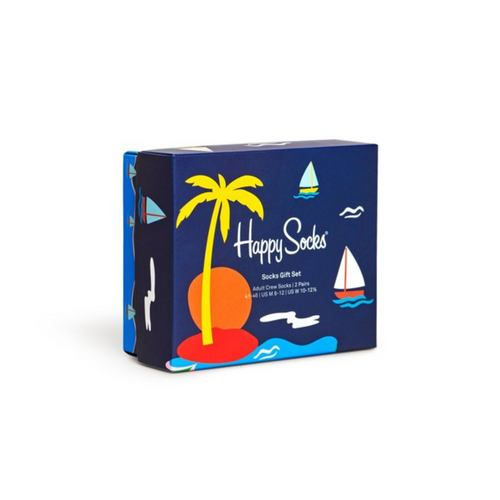 Happy Socks Sail Away Giftbox 2-pack - XSAL02-6500