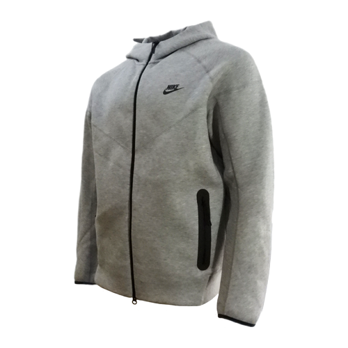 Men's sports hoodie Nike Sportswear Tech Fleece Windrunner Zipped Gray - FB7921-063