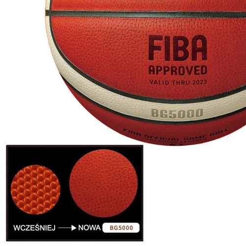 Molten Official FIBA Game Ball Indoor Basketball - BG5000