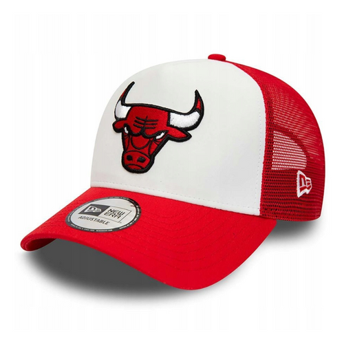 New Era 9FORTY NBA Chicago Bulls Team Colour Red A-Frame Trucker Cap - 60348855