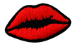 Red lips Thermal Patch