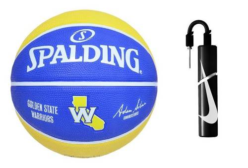 Spalding NBA Team Golden State Warriors Basketball + pump Nike 