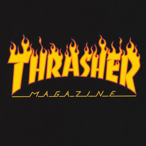 Thrasher Flame Logo T-Shirt - 110102/BK