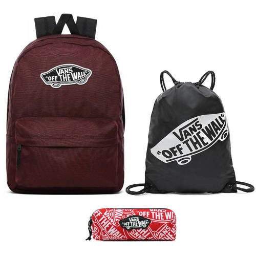 VANS Realm Port Royale Backpack + Benched Bag + Pencil Pouch